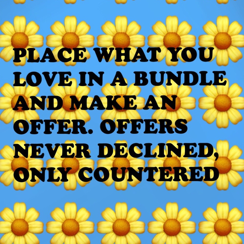 Offers welcome!